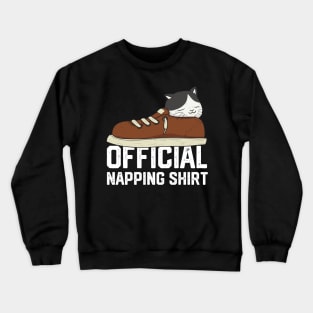 official napping shirt Crewneck Sweatshirt